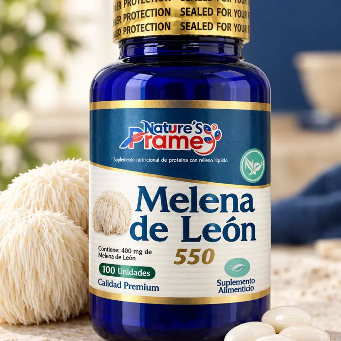 1 frasco de melena de león en gomitas