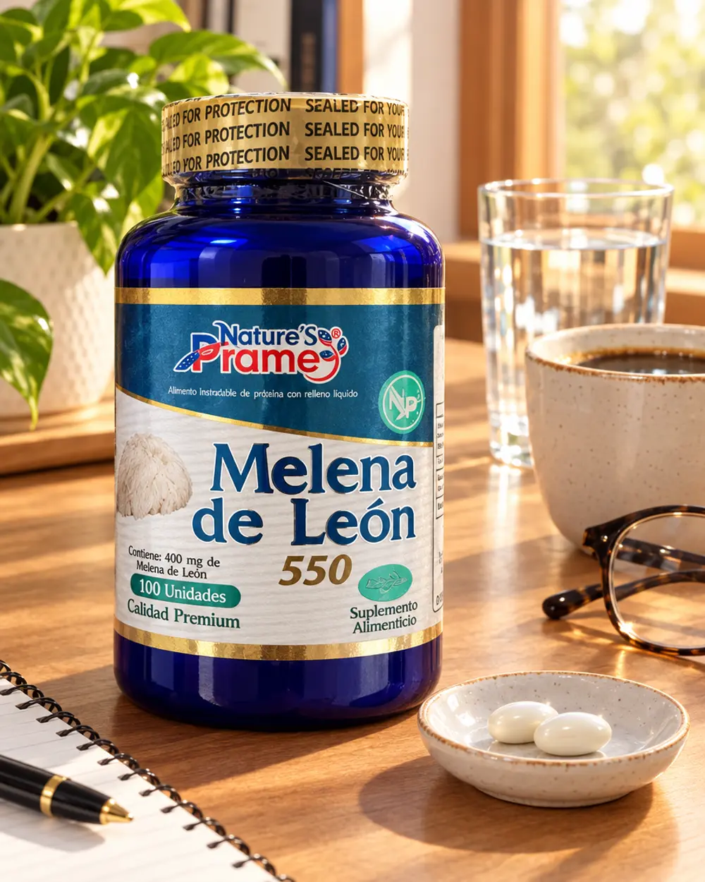 Melena de león para tu rutina diaria de estudio y trabajo